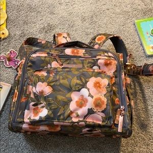 Jujube floral diaper bag
